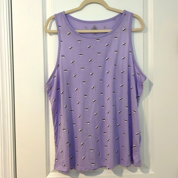 Walt Disney World UP Grape Soda Racerback Tank Top Size 1X Lilac Sold in Parks! - Picture 1 of 11